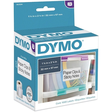 Dymo Label, Lw 2.25" X 1.25" DYM30334